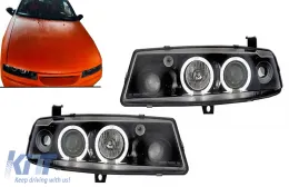 image-36-Faros Angel Eyes para Opel Calibra 08.1990-06.1997 Negros
