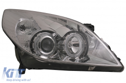 Faros Angel Eyes para Opel Vectra C / Signum Facelift 09.2005-2008 Cromado-image-6086964