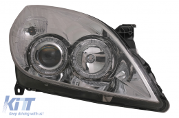 Faros Angel Eyes para Opel Vectra C / Signum Facelift 09.2005-2008 Cromado-image-6086966