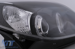 Faros Angel Eyes para Opel Vectra C Signum Facelift 09.2005-2008 Negro-image-6098053
