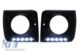 Faros Cubiertas Diurna LED DRL para MERCEDES G-Class W463 89-12 G65 Design-image-6019498