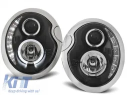 image-68-FAROS DE DÍA NEGROS adecuados para BMW MINI (COOPER) 05.01-10.06