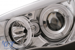 Faros delanteros Angel Eyes para BMW Serie 1 E81 E82 E87 E88 2004-2011 Cromados-image-6111965