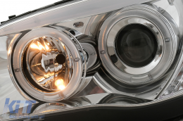 Faros delanteros Angel Eyes para BMW Serie 1 E81 E82 E87 E88 2004-2011 Cromados-image-6111972