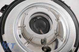 Faros delanteros Bi-Xenon OEM Look para Mercedes Clase G W463 05-17 Cromado-image-6080431