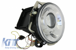 Faros Delanteros Cromo para Mercedes Clase G W463 1989-2012 Bi-Xenon Look-image-56175