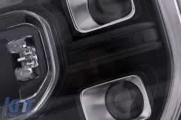 Faros Delanteros Full LED para Ford Ranger T6.2 2022+ Luces Giro Dinámicas Negro-image-6110571