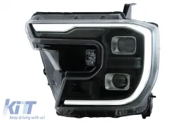 Faros Delanteros Full LED para Ford Ranger T6.2 2022+ Luces Giro Dinámicas Negro-image-6110578