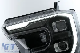 Faros Delanteros Full LED para Ford Ranger T6.2 2022+ Luces Giro Dinámicas Negro-image-6110579