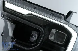 Faros Delanteros Full LED para Ford Ranger T6.2 2022+ Luces Giro Dinámicas Negro-image-6110580