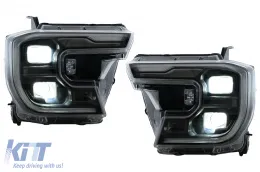 Faros Delanteros Full LED para Ford Ranger T6.2 2022+ Luces Giro Dinámicas Negro-image-6110581