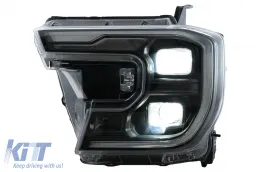 Faros Delanteros Full LED para Ford Ranger T6.2 2022+ Luces Giro Dinámicas Negro-image-6110582