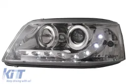 Faros Delanteros LED DRL para VW Transporter T5 03-08.09 Luces Diurnas Crom-image-6100823