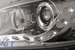 Faros Delanteros LED DRL para VW Transporter T5 03-08.09 Luces Diurnas Crom-image-6100824