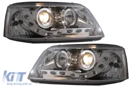 Faros Delanteros LED DRL para VW Transporter T5 03-08.09 Luces Diurnas Crom-image-6100826