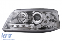 Faros Delanteros LED DRL para VW Transporter T5 03-08.09 Luces Diurnas Crom-image-6100830