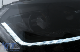 Faros Delanteros LED para VW Golf 7 12-2017 Negro Facelift G7.5 Diseño Dinámico-image-6105937