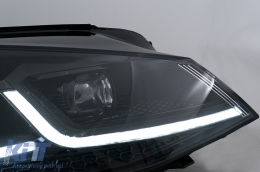 Faros Delanteros LED para VW Golf 7 12-2017 Negro Facelift G7.5 Diseño Dinámico-image-6105938