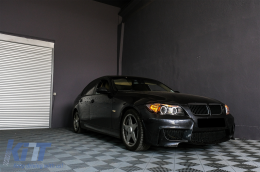 Faros delanteros para BMW 3 E90 E91 03.05-08.08 Angel Eyes 2 Llantas Halo-image-6082832