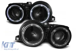 image-33-Faros delanteros para BMW E30 3 series 11.1982-06.1994 Light Lamp Luz Negro