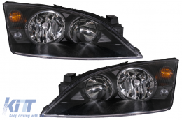 image-31-Faros delanteros para Ford Mondeo MK3 Wagon Hatchback Sedan 09.2000-05.2007 Negro