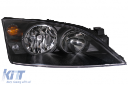 Faros delanteros para Ford Mondeo MK3 Wagon Hatchback Sedan 09.2000-05.2007 Negro-image-6077640