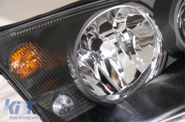 Faros delanteros para Ford Mondeo MK3 Wagon Hatchback Sedan 09.2000-05.2007 Negro-image-6077642