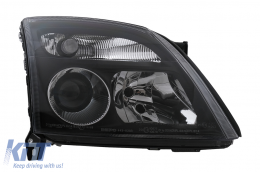 Faros delanteros para Opel Vectra C 04.2002-05.2005 Halógenos negros-image-6105358