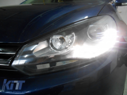 Faros delanteros para VW Golf 6 VI 2008-2012 LED DRL DAYLIGHT GTI Look-image-6075163