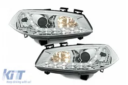 image-27-Faros Diurnos para Renault Megane 11.2002-12.2005 DRL Cromado