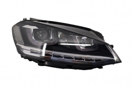Faros DRL LED 3D para VW Golf 7 VII 12-17 RLine Look Flowing Sequential Dinámica-image-6016494