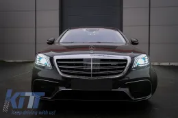 Faros Full LED para MERCEDES Clase S W222 Maybach X222 13-17 Luces Facelift Look-image-6062564