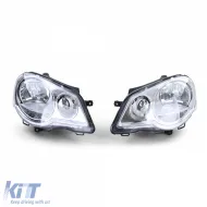 Faros H7 H1 con motor LWR derecho e izquierdo adecuados para VW Polo 9N3 2005-2009-image-6196791