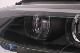 Faros LED 3D Angel Eyes para BMW Serie 3 E92 E93 2006-2010 U-Type Luz HID-image-6099650