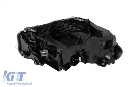 Faros LED adaptativos izquierdos adecuados para BMW X3 G01 2017-2020 con base negra-image-6256883