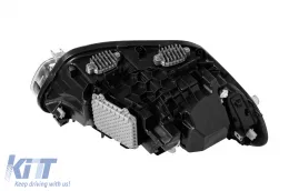 Faros LED adecuados para BMW Serie 1 F20 2016-2019 para el modelo equipado con faros halógenos-image-6145318