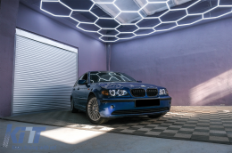 Faros LED Angel Eyes para BMW 3 Series E46 09.2001 - 03.2005 Xenon Look Negro-image-6089018