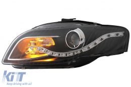 Faros LED DRL Luces diurna para Audi A4 B7 11.04-03.08 Luz Bombilla Negro-image-6082303