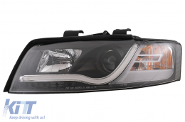 Faros LED DRL para Audi A4 8E 2001-2004 Luces Diurnas Negro-image-6080724