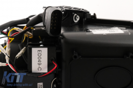 Faros LED DRL para AUDI A4 B8.5 Facelift 2012-2015 Señal dinámica Negro-image-6109345
