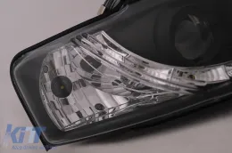 Faros LED DRL para Audi A4 Cabriolet B6 8H7 8HE 2002-2006 Negro-image-6099106
