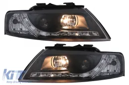 Faros LED DRL para Audi A4 Cabriolet B6 8H7 8HE 2002-2006 Negro-image-6099115