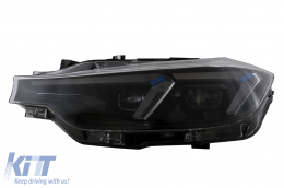 Faros LED DRL para BMW 3 F30 F31 Upgrade al G20 2024 Diseño para Xenón-image-6105708