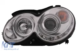 Faros LED DRL para Mercedes CLK W209 C209 Coupe A209 Cabrio 2003-2010 Chrome-image-6093977