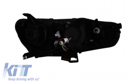 Faros LED DRL para Mitsubishi Lancer 07-17 Dual Projector Dynamic Turn Signal-image-6021225