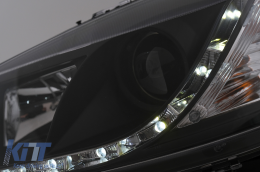 Faros LED DRL para Opel Astra G 09.1997-02.2004 Luces diurnas negras-image-6101030