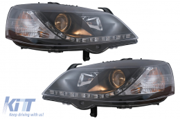 Faros LED DRL para Opel Astra G 09.1997-02.2004 Luces diurnas negras-image-6101035