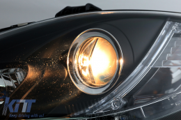 Faros LED DRL para Seat Leon Altea Toledo 06.2005-2009 Negro-image-6093341