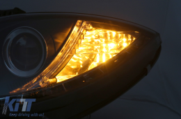 Faros LED DRL para Seat Leon Altea Toledo 06.2005-2009 Negro-image-6093343