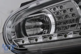 Faros LED DRL para VW Golf 4 09.1997-09.2003 Luces Circulación Diurna Cromadas-image-6105367